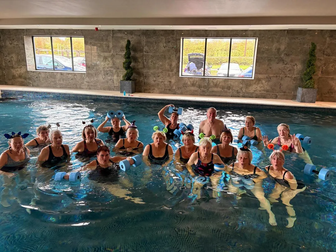 Aqua fitness class